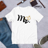 Mr. Husband & Rings Newlywed Honey Moon Short-Sleeve Unisex T-Shirt, Clothing T-shirts, $ 27.44, A Moment Of Now™
